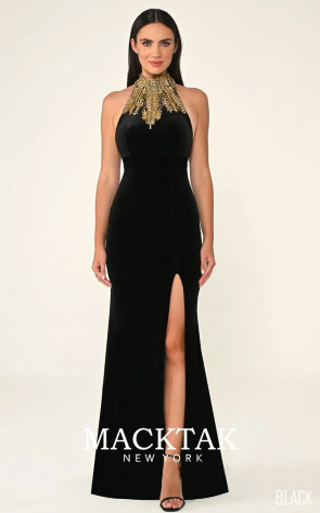 Alfa Beta B6883 Evening Dress Velvet Fabric