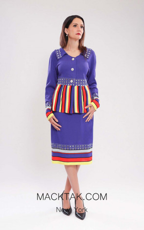 Macktack KH027 Violetta Multi Front Dress