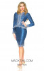 Kourosh 4949 Royal Blue Front Knit Suit