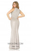 Kourosh Evening 80070 Platinum Back Dress