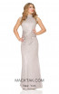 Kourosh Evening 80070 Platinum Front Dress