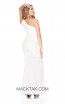 Kourosh Evening 80090 White Back Dress