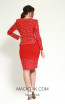Kourosh H142 Red Back Dress