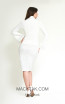 Kourosh H146 White Back Dress