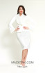 Kourosh H146 White Front Dress