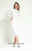 Kourosh H186 White Front Dress