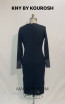 Kourosh KNY Kni KH007 Black Back Dress