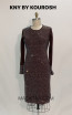 Kourosh KNY Kni KH007 Expresso Front Dress