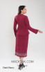 Kourosh KNY Knit KH002 Dark Berry Back Dress