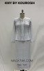 Kourosh KNY Knit KH003 White Front Dress