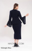 Kourosh KNY Knit KH005 Midnight Blue Back Dress