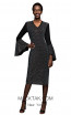 Kourosh KNY Knit KH006 Black Front Dress