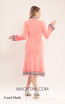 Kourosh KNY Knit KH009 Coral Multi Back Dress