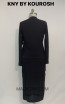 Kourosh KNY Knit KH017 Black Back Dress