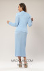 Kourosh KNY Knit KH017 Inca Sky Back Dress