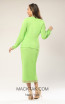 Kourosh KNY Knit KH017 Sour Apple Gold Back Dress