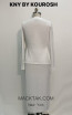 Kourosh KNY Knit KH017 White Back Dress