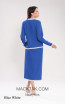 Kourosh KNY Knit KH018 Royal Blue White Back Dress