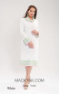 Kourosh KNY Knit KH019 White Front Dress