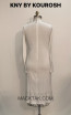 Kourosh KNY Knit KH022 White Back Dress