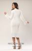 Kourosh KNY Knit KH022 White Back Dress