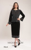 Kourosh KNY Knit KH034 Black Front Dress