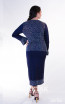 Kourosh KNY Knit KH034 Navy Blue Knite Dress
