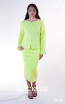 Kourosh KNY Knit KH034 Yellow Front Dress