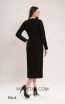 Kourosh KNY Knit KH035 Black Back Dress