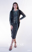 Kourosh KNY Knit KH035 Black Front Dress