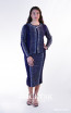Kourosh KNY Knit KH035 French Navy Dress