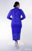 Kourosh KNY Knit KH036 Royal Blue Knit Dress