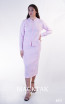 Kourosh KNY Knit KH036 White Front Dress