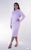 Kourosh KNY Knit KH036 White Side Dress