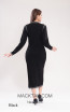 Kourosh KNY Knit KH037 Black Back1 Dress
