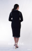 Kourosh KNY Knit KH037 Black Long Sleeve Dress