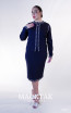 Kourosh KNY Knit KH037 Navy Dress
