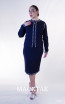 Kourosh KNY Knit KH037 Navy Dress
