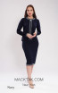 Kourosh KNY Knit KH037 Navy Front1 Dress