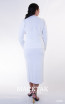 Kourosh KNY Knit KH037 White Back Dress