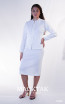 Kourosh KNY Knit KH037 White Front Dress