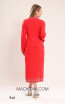 Kourosh KNY Knit KH055 Red Back Dress