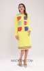 Macktack KH020 Yellow Front Dress